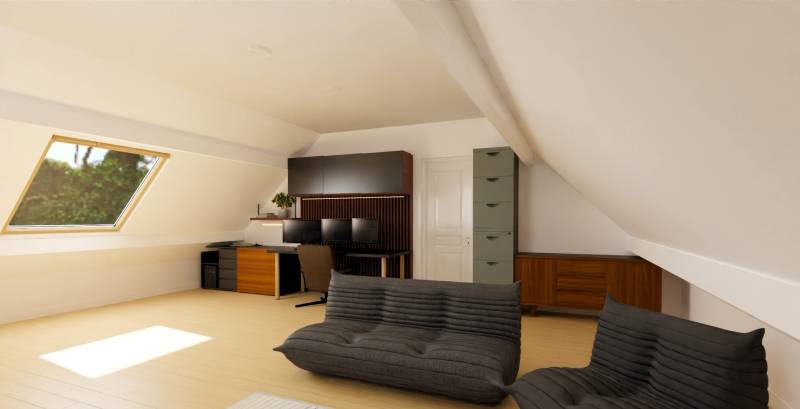 Bureau zen et minimaliste