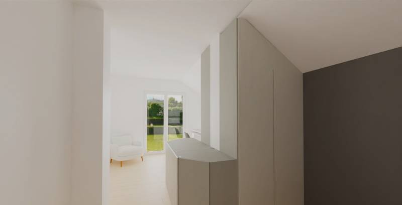 Dressing sous-pente sur mesure