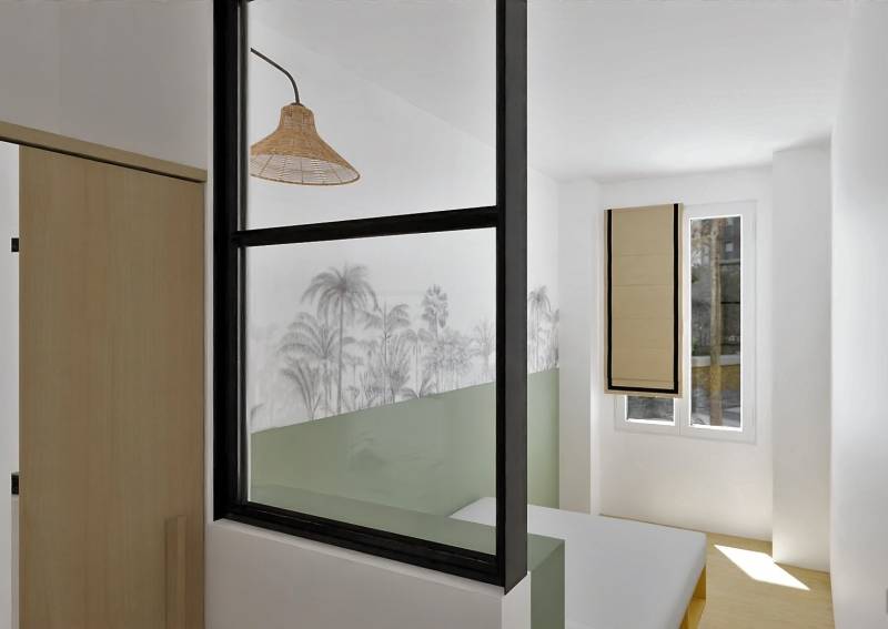 Verrière séparative chambre et dressing