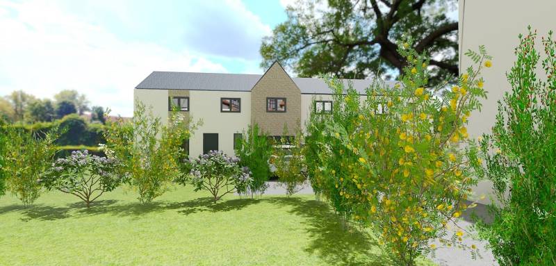 Projection 3D maison neuve