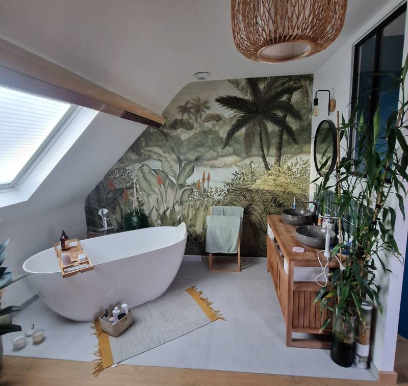 Salle de bain décoration zen 