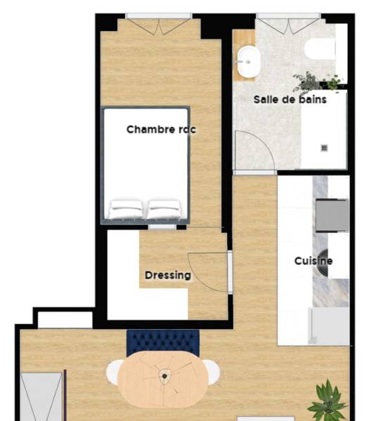 Plan aménagement après projet déco paris