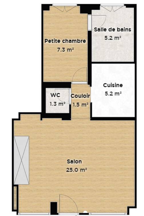 Plan aménagement avant projet déco paris