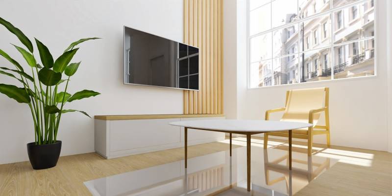 Aménager l'espace télé dans petit appartement