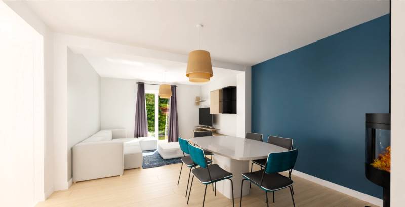 Déco salon contemporain 