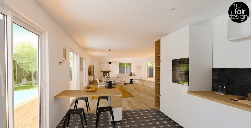 Home staging et plans 3D pour mieux vendre une maison à Vernouillet