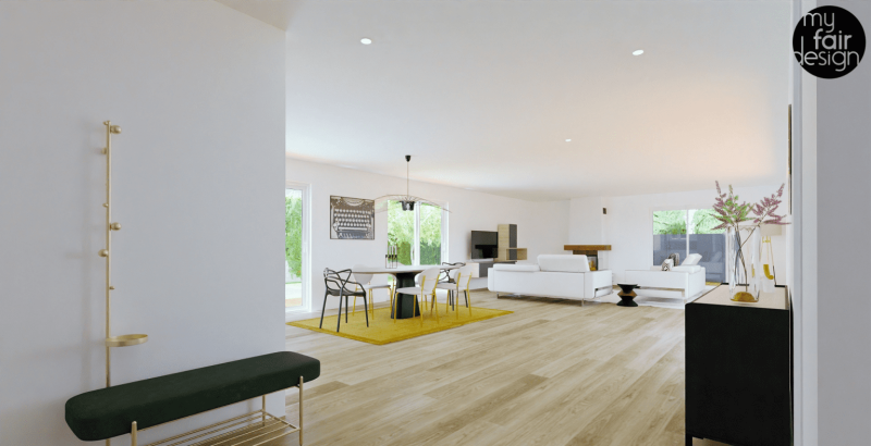 Home staging et plans 3D pour mieux vendre une maison à Vernouillet